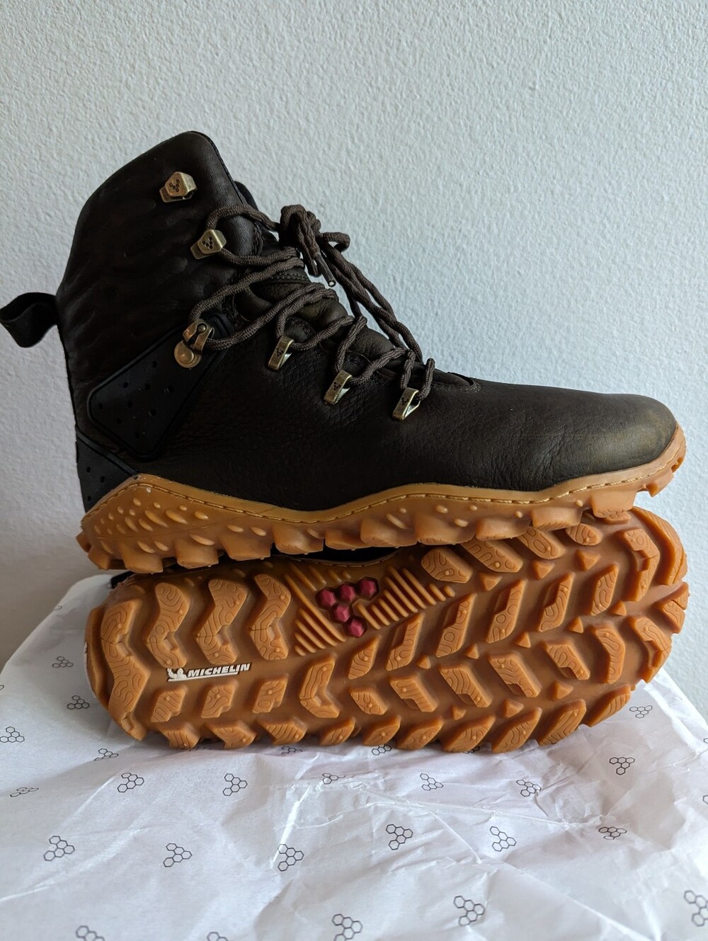 Vivobarefoot Tracker Forest Esc Mens Leather Boots EU 41 / US 10 Barefoot Hiking